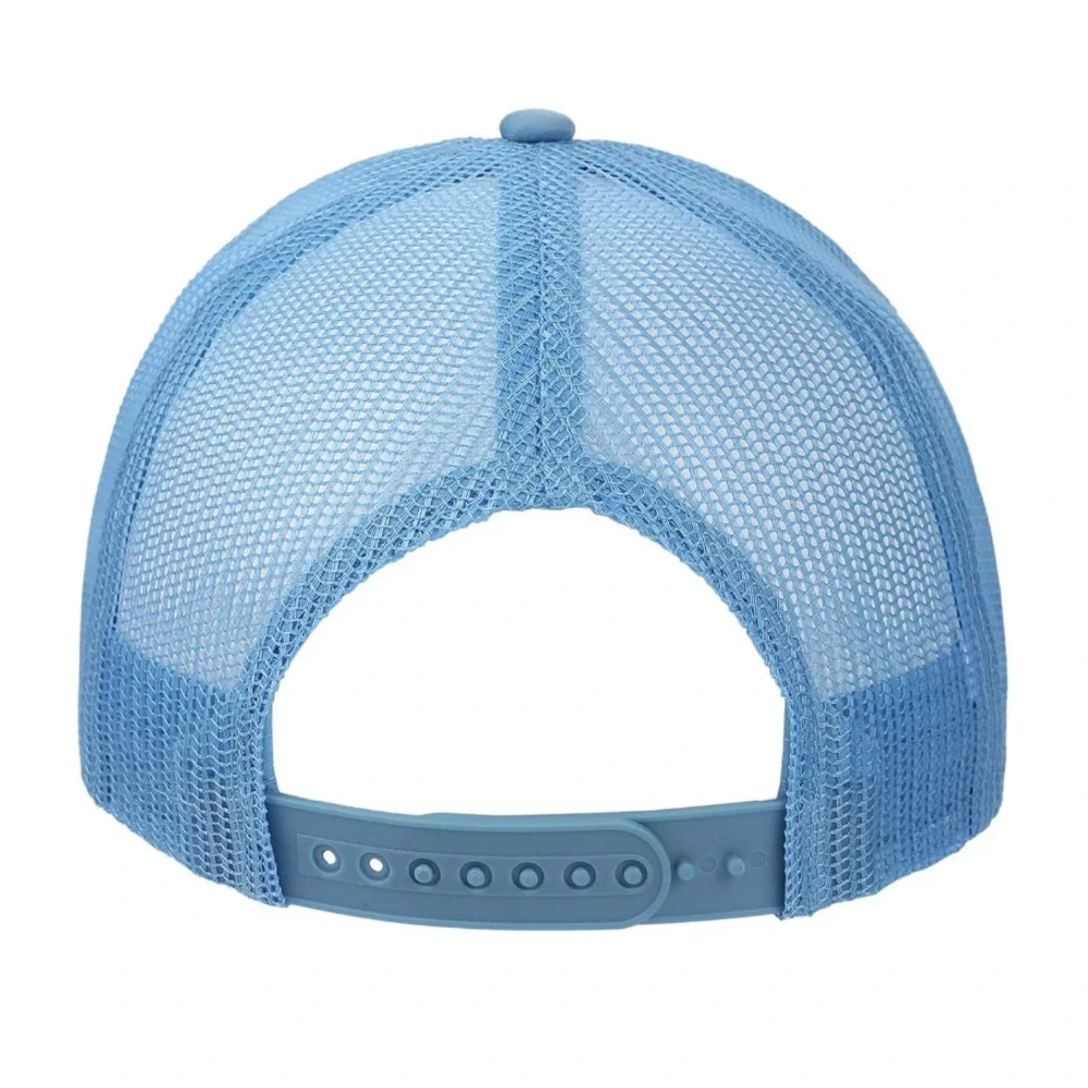 Blue and White Foam Trucker Hat